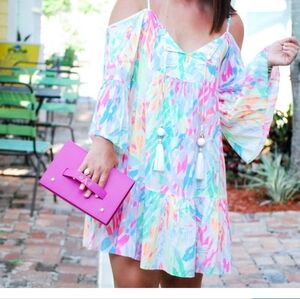 Lilly Pulitzer Alanna Dress in Multi Sparkling Sands Medium EUC